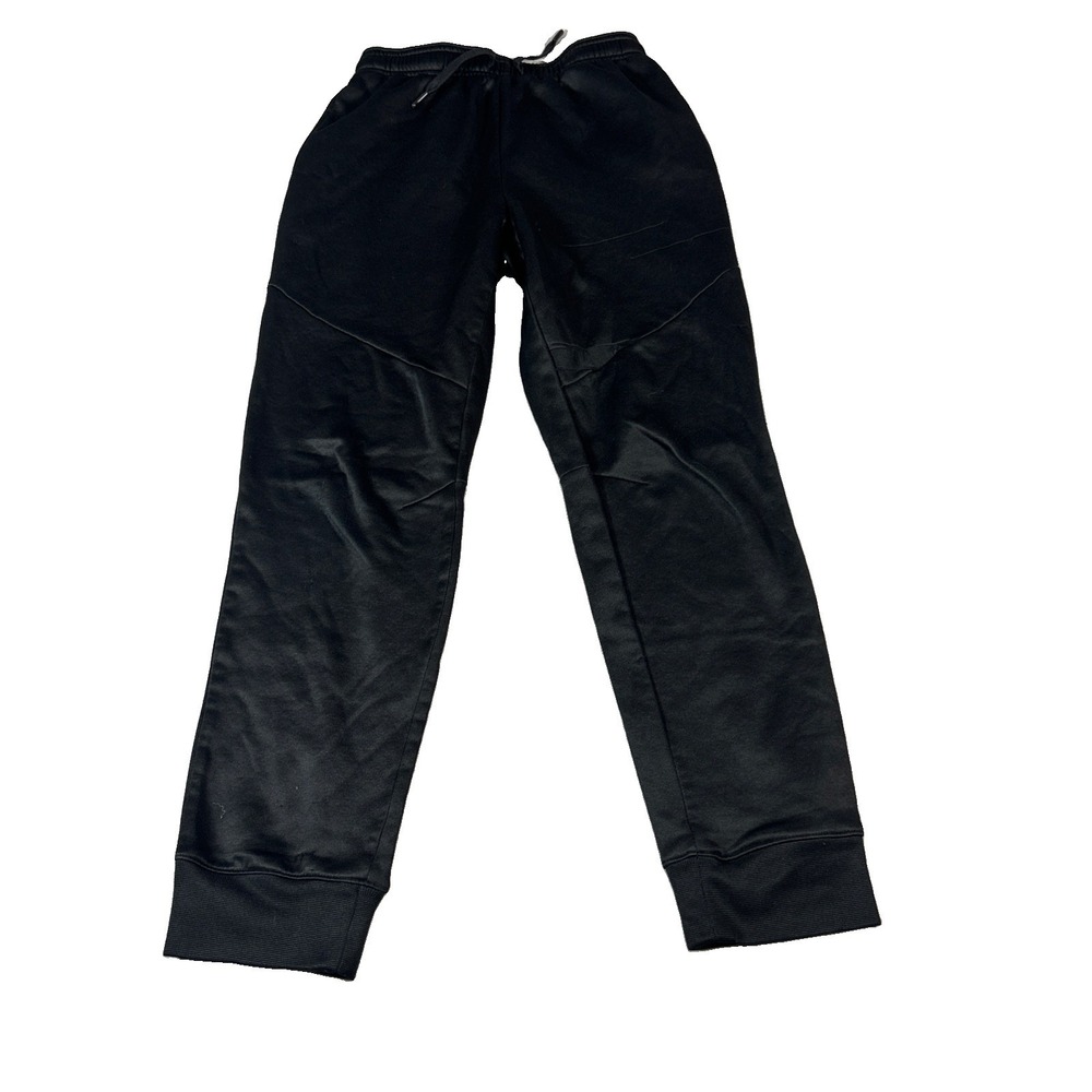 Reebok Boys Black Jogger Pants Cuffed Sweats Sweatpants Size L 10-12